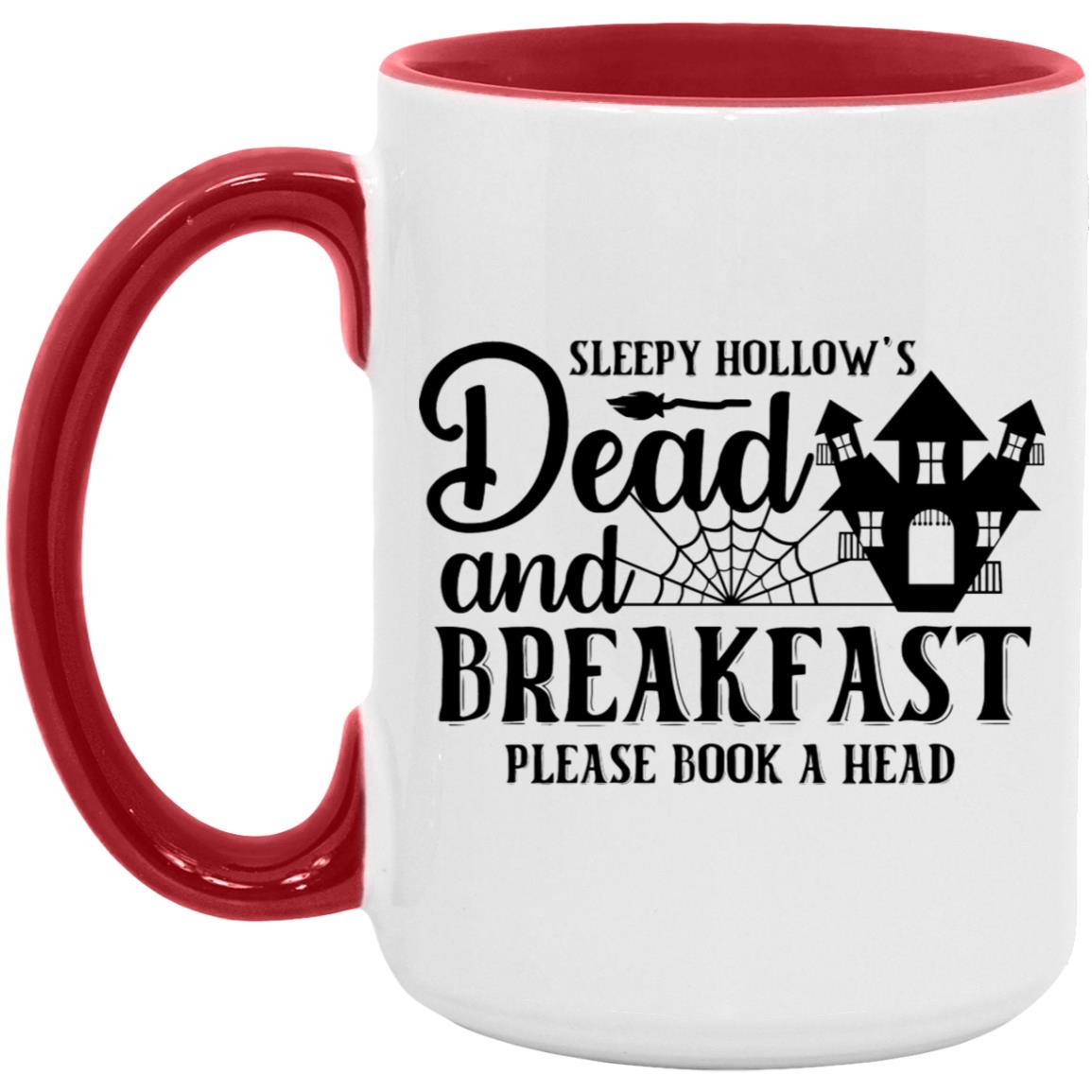 Sleepy Hollows Dead and Breakfast Please Book A Head Mugs