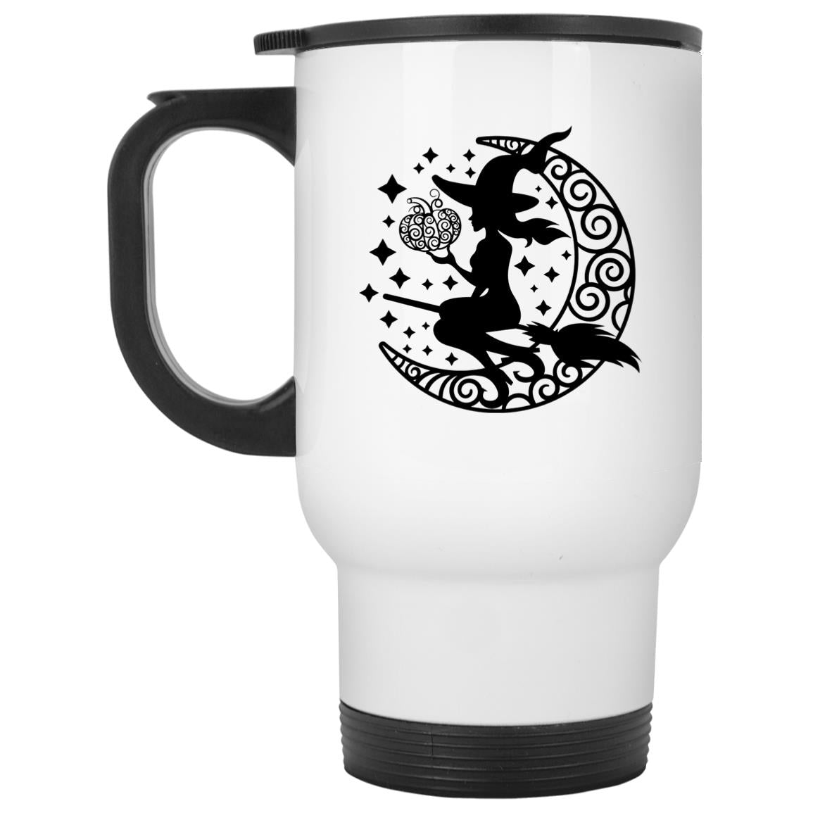 Salem Witch, Crescent and Pumpkin Mugs