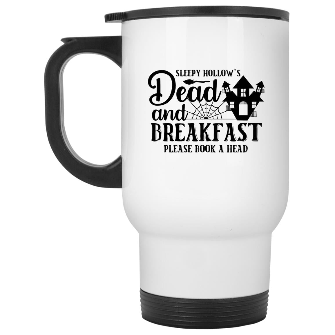 Sleepy Hollows Dead and Breakfast Please Book A Head Mugs