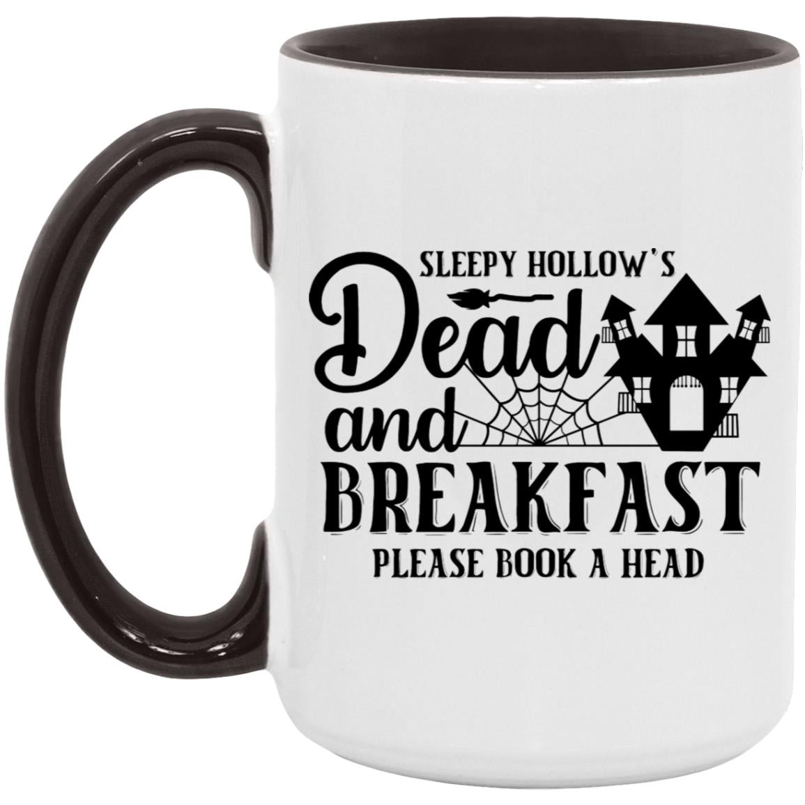 Sleepy Hollows Dead and Breakfast Please Book A Head Mugs